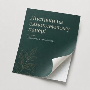 Листівки на самоклеючому папері
